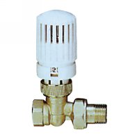 Stright radiator valve with thermostatic head(25003N)