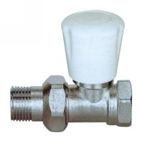 Straight radiator valve with handle(25242N)