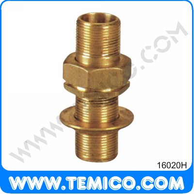 Flanged connector for tank with plug (16020H)