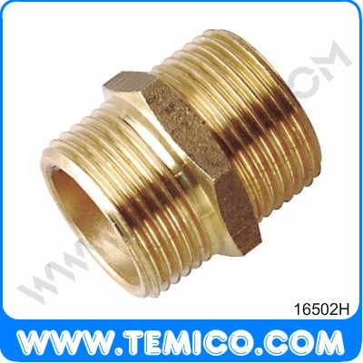 Brass straight M/M (16502H)