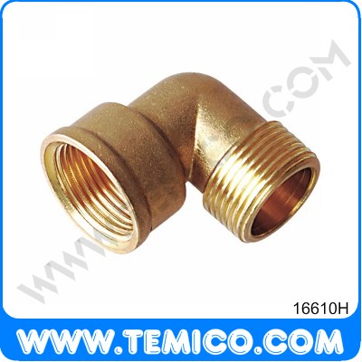 Brass elbow M/F (16610H)