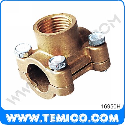 Brass pipe clip (16950H)