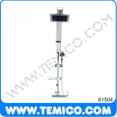 Sliding bar with hand shower and overhead shower (61504)