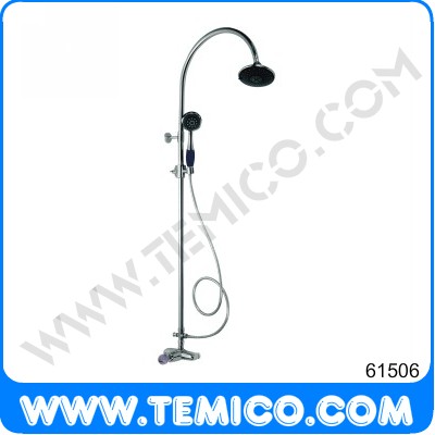 Sliding bar with hand shower and overhead shower (61506)